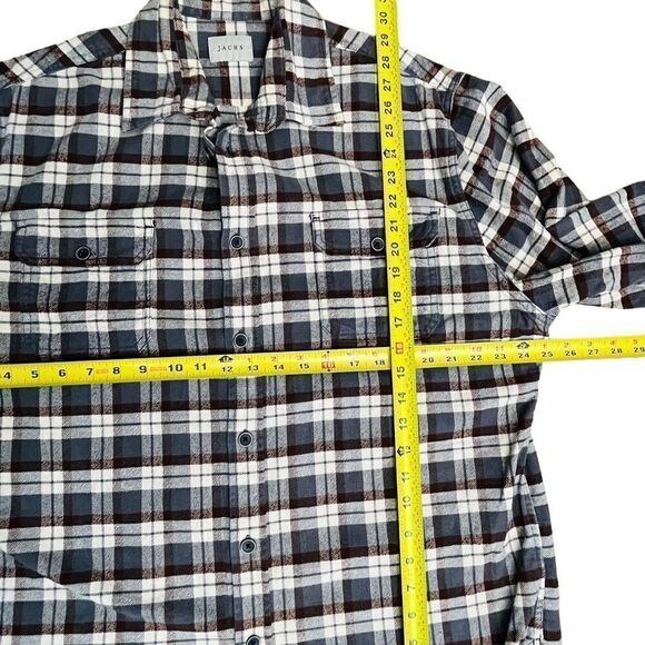 Jachs Shirt Sz XL Men’s Flannel Plaid Multicolor Button Up Pockets - Picture 8 of 10